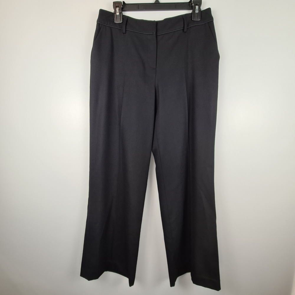 Boden Classic Wide Leg High Rise Trouser Pant Wool Blend Women's Size 6R Lined